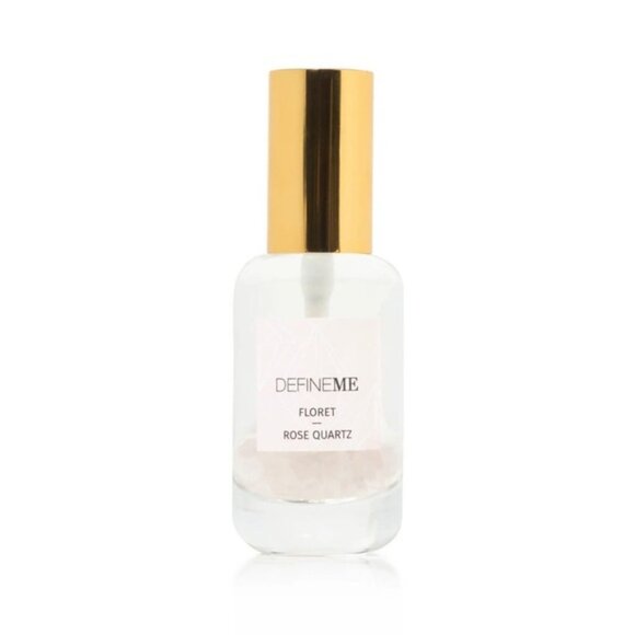 🆕 NWT DefineMe Floret Rose Quartz Crystal Infused Fragrance Mist - Picture 5 of 5